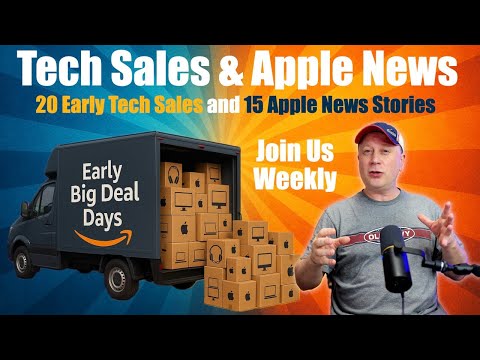 Early Amazon Prime Tech Deals and Apple News - Folding iPhones, MacBook Sale, New CarPlay Feature