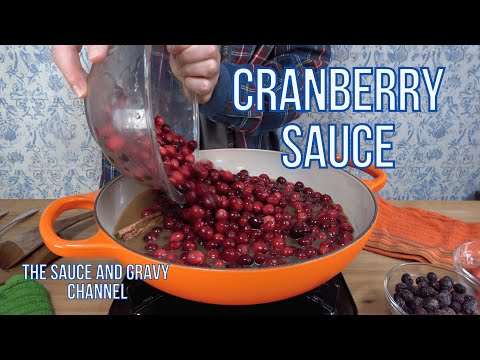 Easy Cranberry Sauce | Perfect for the Holidays! | Homemade Cranberry Sauce Recipe