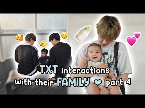 TXT interactions with their own families and each other's families pt.4