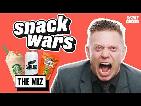 WWE Star The Miz Rates British And American Food | Snack Wars
