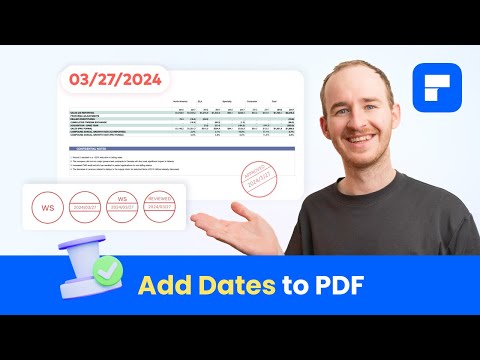 How to Add Date in PDF Document