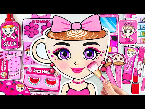 🌸Paper DIY🌸 ITALIAN BRAINROT Ballerina Cappuccina Skincare + Makeup + Nails Blind Bag Unboxing! ASMR