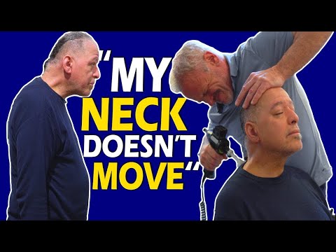 HIS NECK HASN'T MOVED IN 20 YEARS 😱 HE NEEDS A CHIROPRACTOR!!