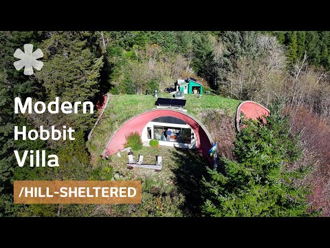No bank loaned them money. They built dream Hobbit Home themselves