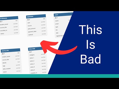Fixing This Bad Database Design