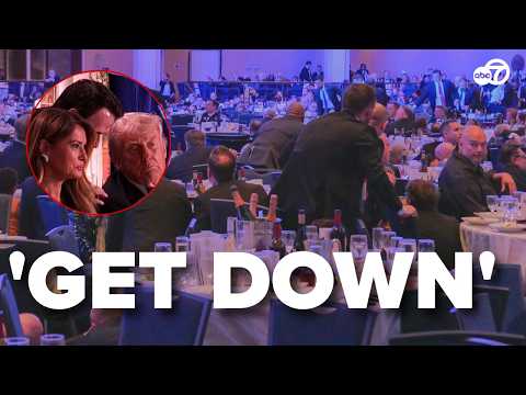 Videos capture the moment shots were fired at the White House Correspondents’ Dinner