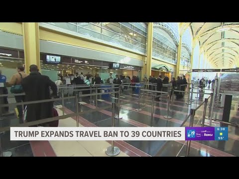 Trump expands travel ban to 39 countries