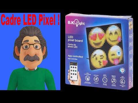 Le PIXEL cadre LED pour du fun sur votre bureau geek !