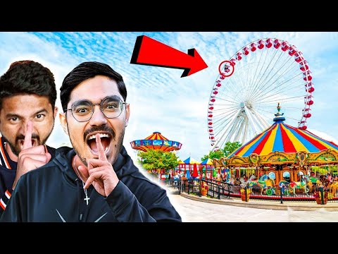 Finally! Roller Coster For First Time🤯   जब ऊपर गया तो दिल दहल गया  Crazy XYZ
