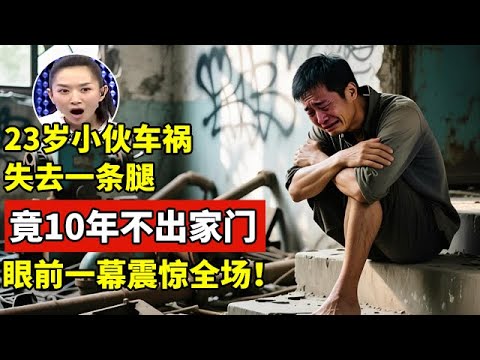 23岁小伙车祸失去一条腿,10年不出家门!眼前一幕震惊全场【王芳王为念访谈】