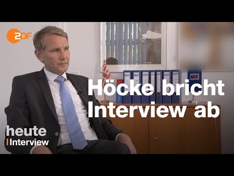 Björn Höcke bricht ZDF-Interview ab und droht