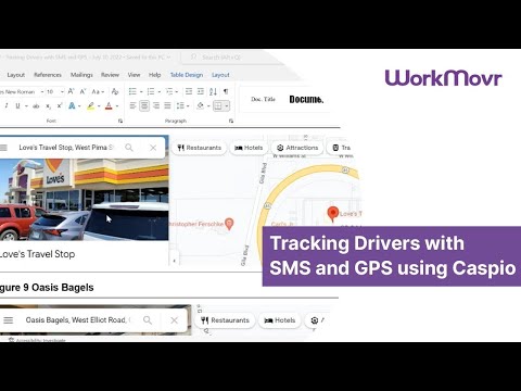 Tracking Drivers with SMS and GPS using Caspio