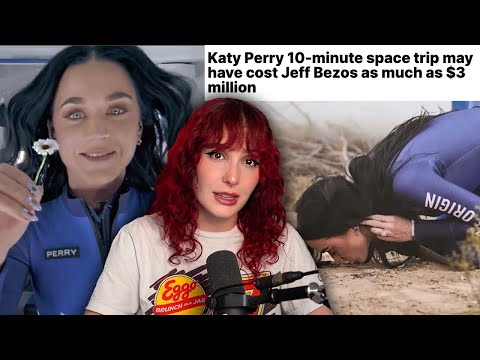 Katy Perry went to space? i guess?