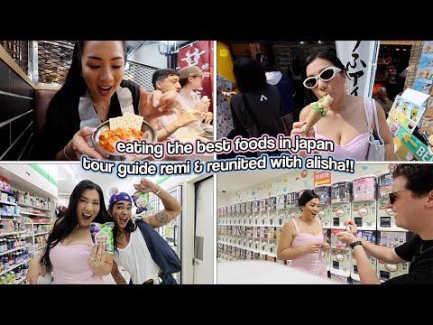 EATING THE BEST FOOD IN TOKYO!! Tour Guide Remi & Reunited With Alisha!!