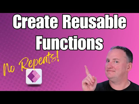 Power Apps UDF for Reusable Functions
