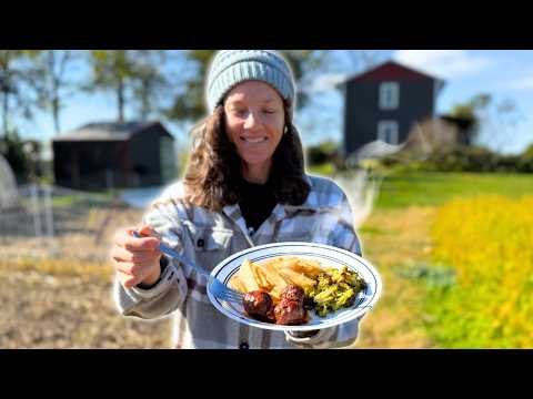 We Grew HUNDREDS OF POUNDS of Food — This Is How We ACTUALLY Eat It All