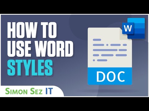 How to Use Word Styles in Microsoft Word