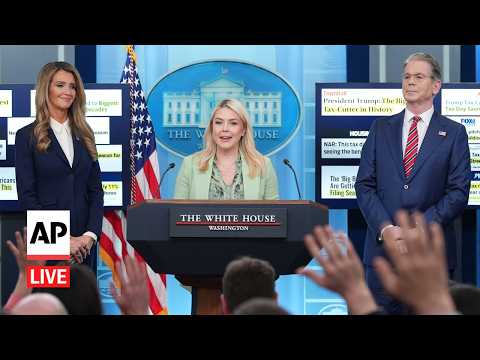 LIVE: White House press briefing with Karoline Leavitt and Scott Bessent