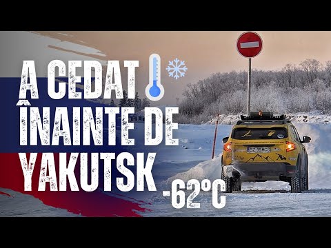 Ep.23  🎬YAKUTSK-The COLDEST City in The World🥶Dusterul a cedat pe drum-Fluviul Lena înghețat❄️MCS❄️
