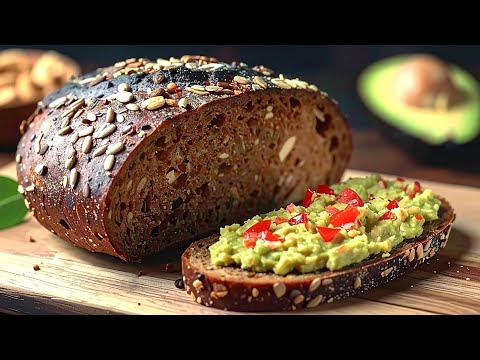 Gesundes Brot aus 3 Zutaten in 5 Minuten! OHNE MEHL, OHNE GLUTEN, nur Genuss!
