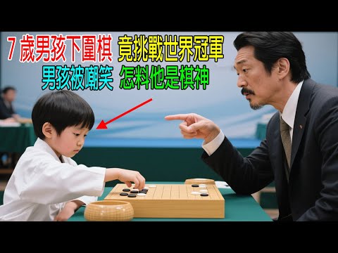 7歲男孩下圍棋，竟挑戰世界冠軍，男孩被嘲笑自不量力，怎料他是棋神！3分鐘拿下