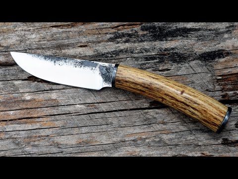 Forging a Simple knife from a small piece of scrap