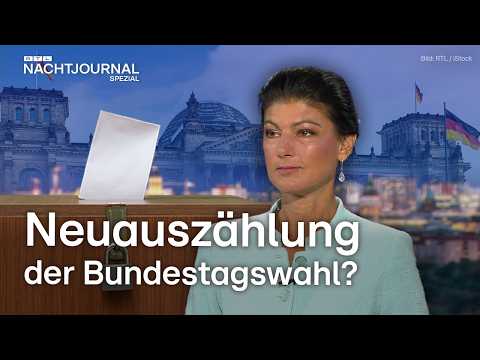 Sahra Wagenknecht über die Bundestagswahl, die AfD und den Ukraine-Krieg | RTL Nachtjournal