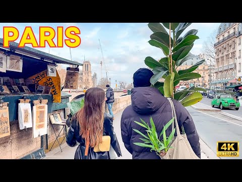 Paris, France 🇫🇷 - Paris 2024 | Paris Walk 4K | Full Version (▶1h28 min)
