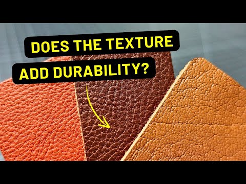 Pebbled Leather: Texture for Style and Durability
