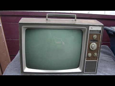 Rapair Fail 1969 Packard Bell Astronaut MQ625 Matsushita BW Tube TV