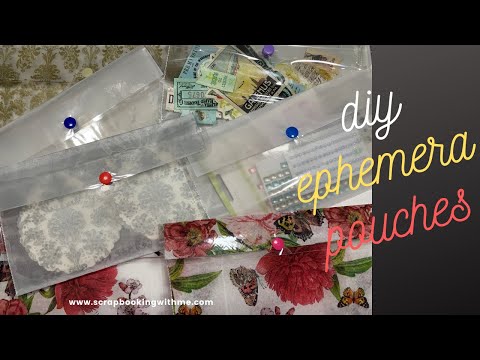 DIY CLEAR POUCHES FROM VELLUM AND LAMINATING SHEETS
