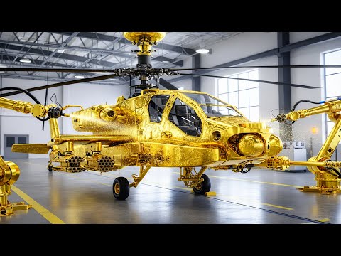 Building the 24K Gold AH-64 Apache: Nanoparticle Spray & M230 Chain Gun Integration