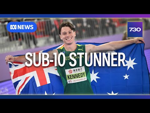 Sprinter Lachlan Kennedy becomes second Aussie to break the 10-second barrier | 7.30