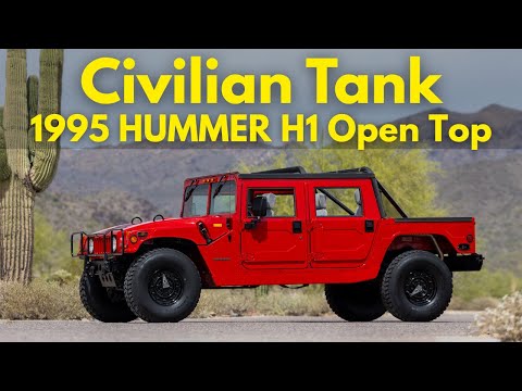 The 1995 AM General Hummer H1 Open Top is a Civilian Tank