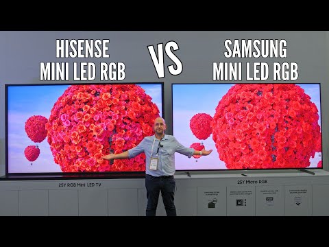 Hisense MiniLED RGB VS Samsung Micro RGB : comparaisons et différences