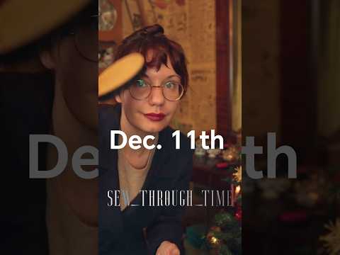 Dec. 11th #adventcalendar #fashionhistory #holidayswithyoutube