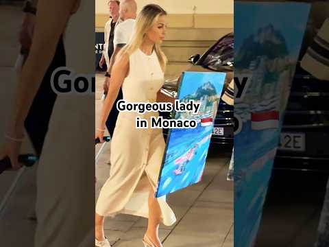 🇲🇨Gorgeous lady #monaco #luxury