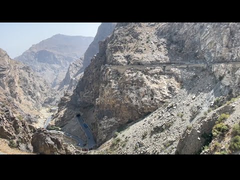 The most dangerous road in the world Mahipar Pass and Jalalabad to Kabul highway Afghanistan 