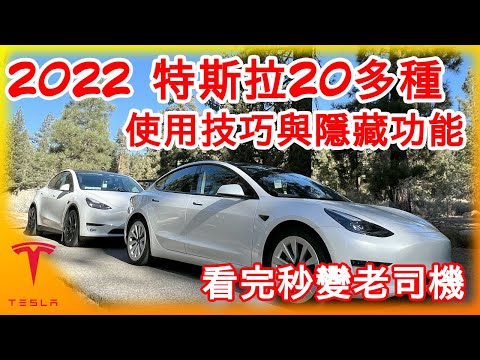 2022特斯拉20多種實用技巧與隱藏功能! 安築帶你變身Tesla老司機! 駕馭Model Y Model 3必看!
