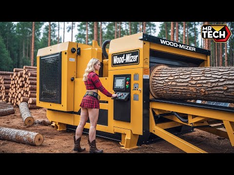 80 Fastest Automatic Firewood Processing Machine| Homemade Modern Wood Cutting Chainsaw Machines #25