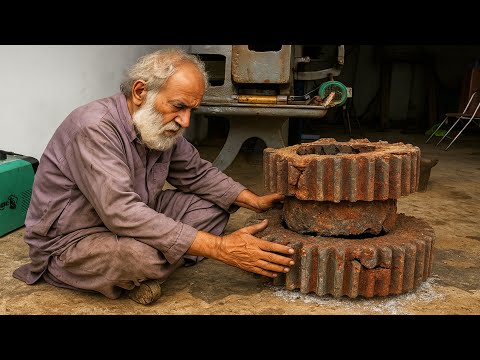 Catastrophically Shattered Gear Restored — From Worthless Scrap to Perfect Engineering