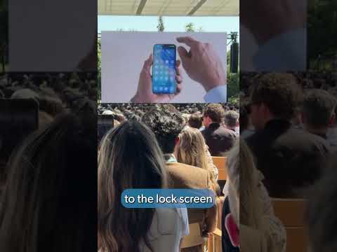 New iPhone lock screen