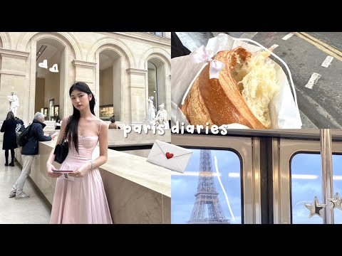 PARIS diaries 🥐: visiting eiffel tower, the louvre, escargot, cafe and pastries, versailles, spring