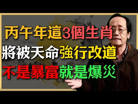 「天雷無妄」卦象現，丙午年這三個生肖將被天命「強行改道」：不是暴富，就是爆災，你逃得掉嗎？#倪海廈 #命理 #生肖 #運勢