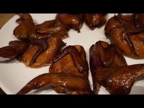 Crispy Braised Quail + Egg and Tofu Side Dish 紅燒鵪鶉 滷蛋 滷豆腐 - How to make