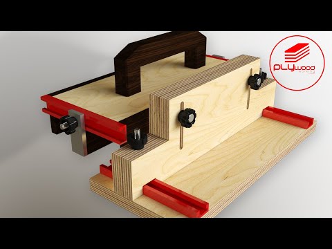 Great Jig!! Always Safety cut using table saw - Adjustable Push block Table saw