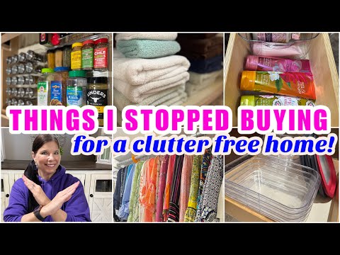 I STOPPED BUYING THESE AND IMPROVED MY HOME! #organize #declutter #homeorganization #organizing 