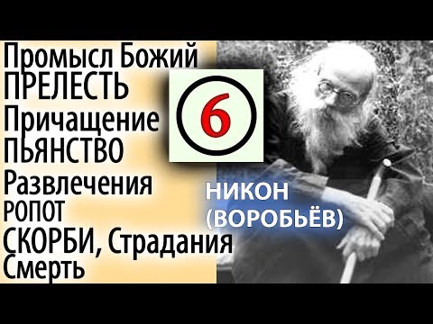СКОРБИ и Страдания. Тишина в Душе. Промысл Божий. Никон (Воробьев) 6