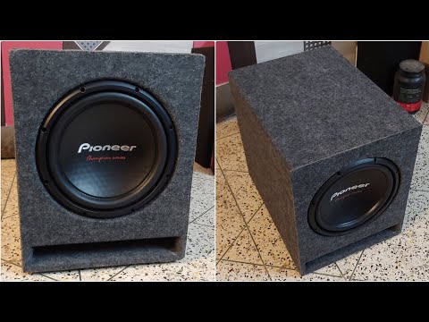 12 inch Subwoofer Build | 24Hz Deep Bass Enclosure | Timelapse