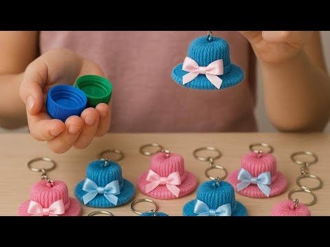 Don't throw away bottle caps! I made 20 and sold them all💰#craft #ideas 